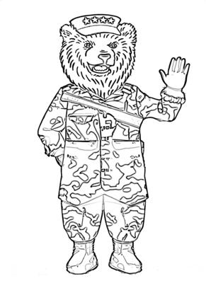 Camo Bear